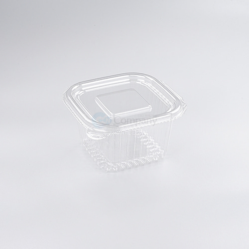 일회용 사각원터치 소스용기 (투명) JH(소,대)1박스판매