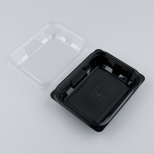 DL-611(블랙)샐러드,반찬포장(투명도시락용기)480개세트