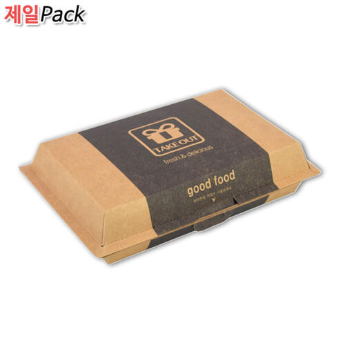 종이도시락(W-601 GR그린)김밥,만두포장  박스400개