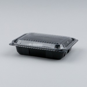 DL-611(블랙)샐러드,반찬포장(투명도시락용기)480개세트