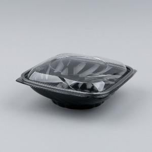 일회용 투명 샐러드용기/DL-434(블랙)400개세트